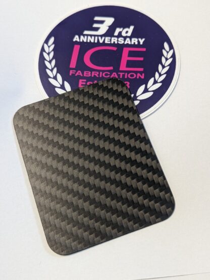 Center Coin CARBON FIBER Plate - Image 2